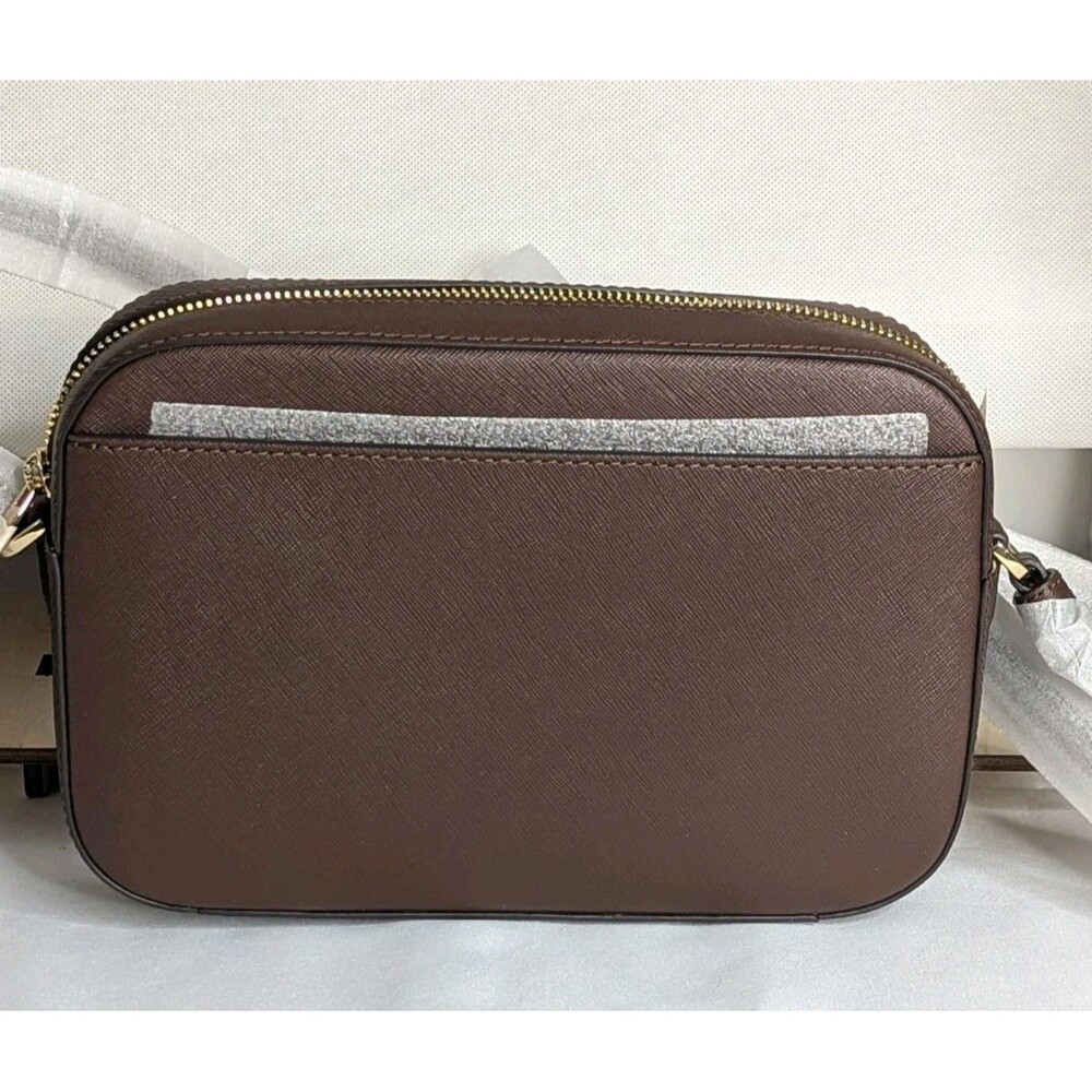 MICHAEL KORS Jet Set Leather Crossbody Bag - Mocha - Picture 4 of 7